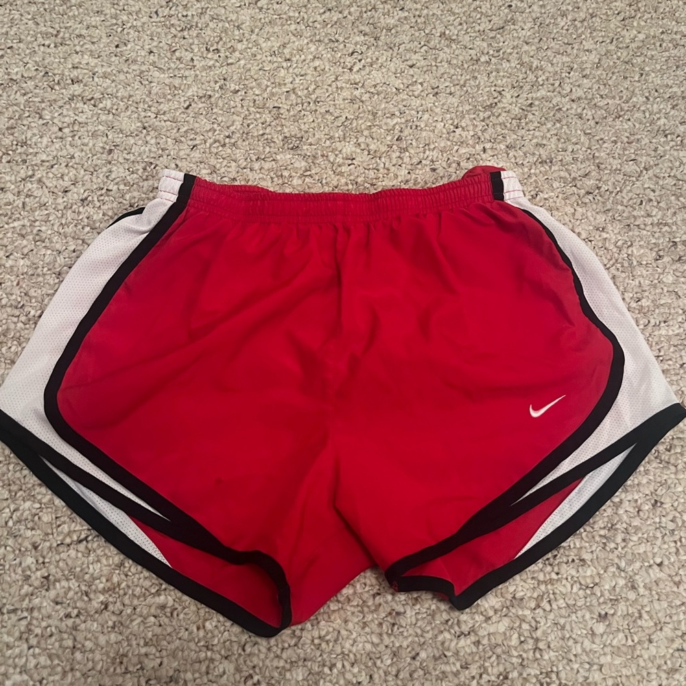 Red Nike Athletic Shorts